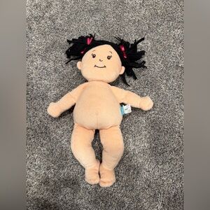 2014 Manhattan Toy Baby Stella Plush Doll Black Hair
